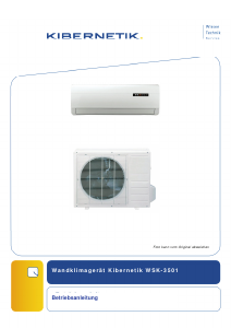 Bedienungsanleitung Kibernetik WSK-3501 Klimagerät