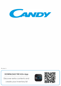 Mode d’emploi Candy CCE7T618EXU Réfrigérateur combiné