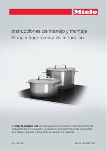 Manual de uso Miele KM 6349 Placa