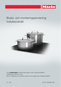 Bruksanvisning Miele KM 6349 Häll