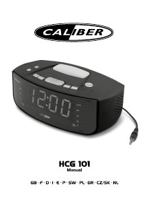 Instrukcja Caliber HCG101 Radiobudzik