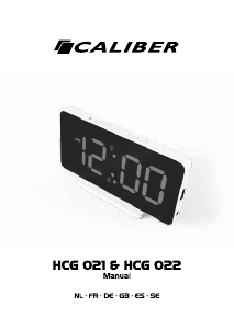 Handleiding Caliber HCG022 Wekker