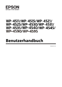 Bedienungsanleitung Epson WP-4535 DWF WorkForce Pro Multifunktionsdrucker
