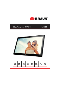 Manual Braun DigiFrame 1731 Ramă foto digitală