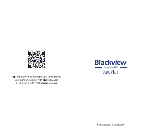 Manual Blackview A80 Plus Mobile Phone