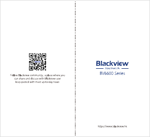 Mode d’emploi Blackview BV6600 Téléphone portable