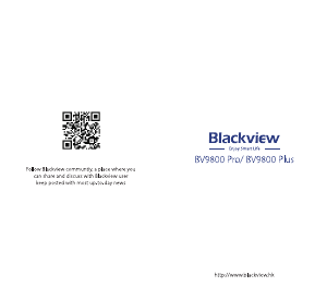 Manual Blackview BV9800 Plus Mobile Phone
