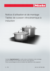 Mode d’emploi Miele KM 6362 Table de cuisson