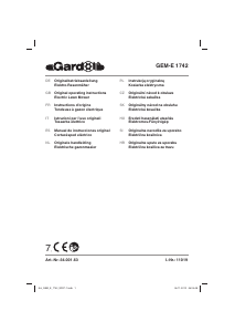 Manual Gardol GEM-E 1742 Lawn Mower