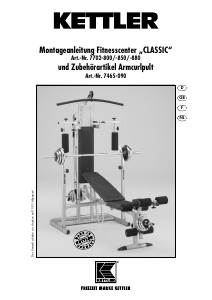 Manual Kettler Classic Multi-gym