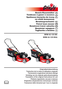 Manual Grizzly BRM 42-125 BS Lawn Mower