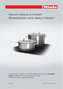 Manuál Miele KM 6366-1 EDST Varná deska