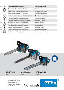 Наръчник Güde KS 400-41 Моторна резачка