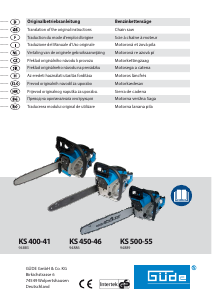 Manual Güde KS 450-46 Chainsaw