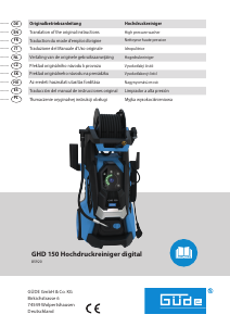 Manuale Güde GHD 150 Idropulitrice