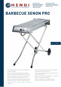 Mode d’emploi Hendi 148105 Xenon Pro Barbecue