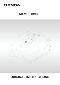 Handleiding Honda HRM40 Miimo Grasmaaier