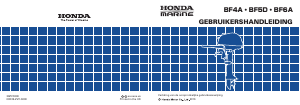 Handleiding Honda BF4A Buitenboordmotor