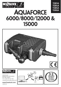 Manuale Hozelock 1584A Aquaforce 8000 Pompa per fontana