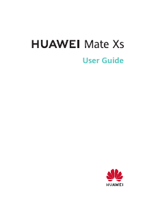 Handleiding Huawei Mate Xs Mobiele telefoon