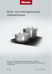 Bruksanvisning Miele KM 7361 FR Kokeplate