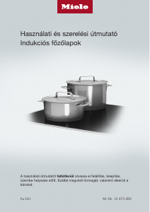 Használati útmutató Miele KM 7373 FL Főzőlap