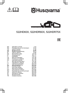 Manual Husqvarna 522HDR60X Hedgecutter