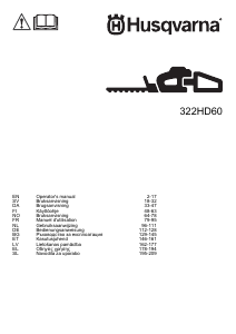 Manual Husqvarna 322HD60 Hedgecutter