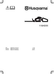 Manual de uso Husqvarna 115iHD55 Tijeras cortasetos