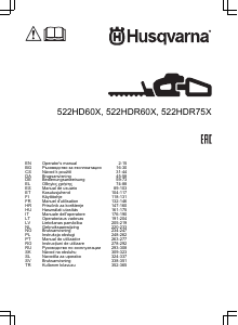 Manuale Husqvarna 522HDR75X Tagliasiepi