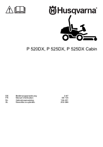 Priročnik Husqvarna P 520DX Vrtna kosilnica