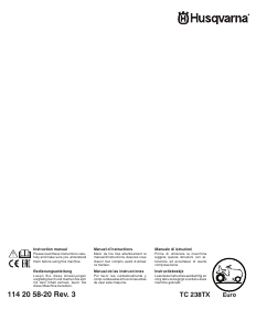 Manual de uso Husqvarna TC 238TX Cortacésped