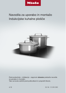 Priročnik Miele KMDA 7473 FL-A Silence Grelna plošča