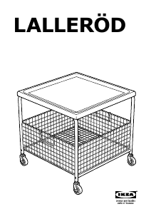 Manual IKEA LALLEROD Mesa de centro