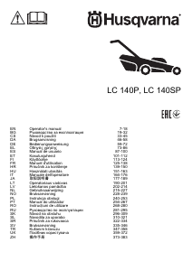 Handleiding Husqvarna LC 140SP Grasmaaier