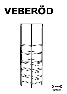 Handleiding IKEA VEBEROD Kast