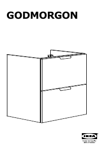 Посібник IKEA GODMORGON (60x47x58) Підлогова шафа
