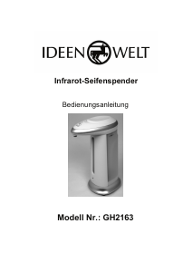 Bedienungsanleitung Ideen Welt GH2163 Flüssigseifenspender