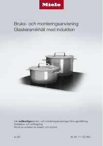 Bruksanvisning Miele KMDA 7774-1 FR Häll