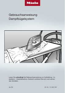 Bedienungsanleitung Miele B 3312 SpeedCare Bügelsystem
