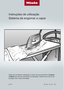 Manual Miele B 3312 SpeedCare Sistema de engomar
