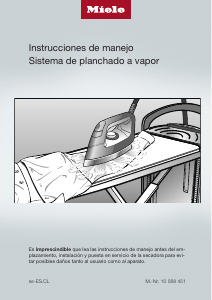 Manual de uso Miele B 3312 SpeedCare Sistema de planchado