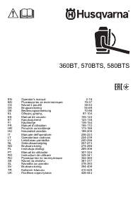 Manuale Husqvarna 360BT Soffiatore