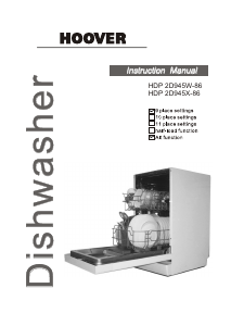 Handleiding Hoover HDP 2D945X-86 Vaatwasser