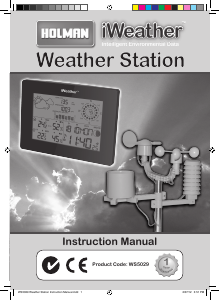 Bruksanvisning Holman WS5019 iWeather Väderstation