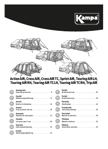 Manual Kampa Sprint AIR Tent