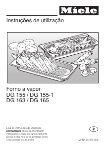 Manual Miele DG 155 Forno
