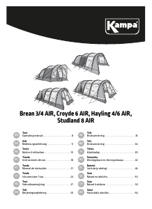 Manual Kampa Brean 3 Air Tent