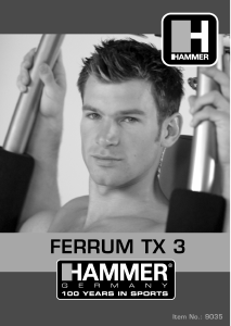 Bedienungsanleitung Hammer Ferrum TX 3 Kraftstation
