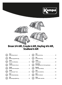 Bedienungsanleitung Kampa Brean 4 Air Zelt